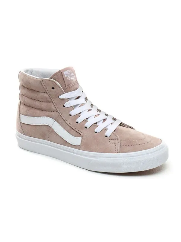 Кроссовки sk8-hi suede 'shadow grey' Vans — изображение 4 из 4, розовый