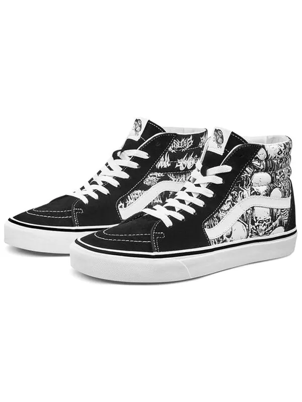 Кроссовки sk8-hi 'forgotten bones' Vans — изображение 2 из 4, черный