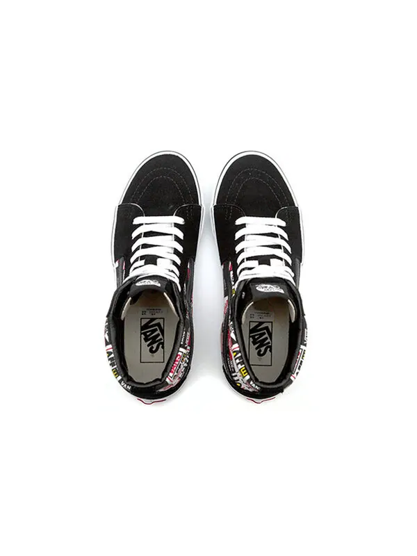 Кроссовки sk8-hi 'label mix' Vans — изображение 4 из 4, черный