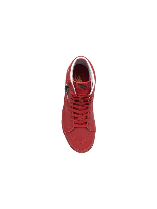 Кроссовки sk8-hi cordura '1966' Vans — изображение 3 из 4, красный