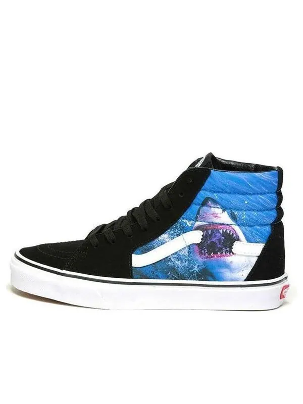 Кроссовки shark week x sk8-hi 'black blue' Vans — изображение 1 из 4, черный