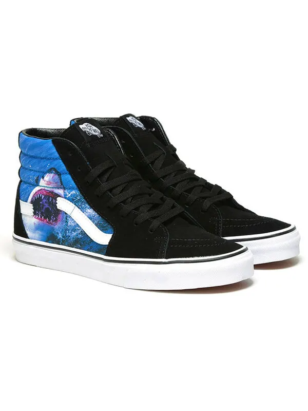 Кроссовки shark week x sk8-hi 'black blue' Vans — изображение 3 из 4, черный