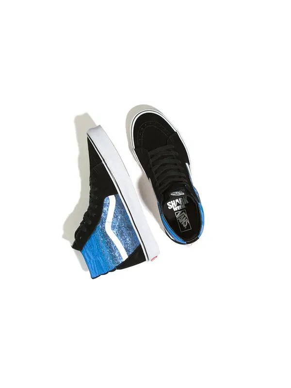 Кроссовки shark week x sk8-hi 'black blue' Vans — изображение 4 из 4, черный