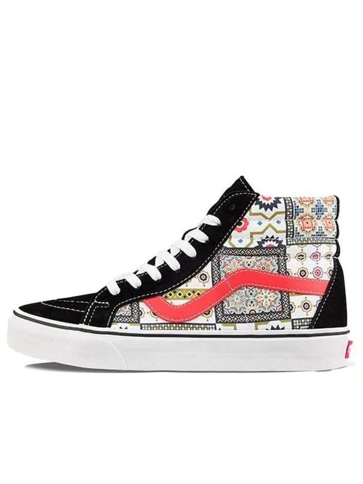 Кеды Vans SK8-HI Reissue 'Moroccan Tile Check - Orange' — изображение 1 из 5, мульти