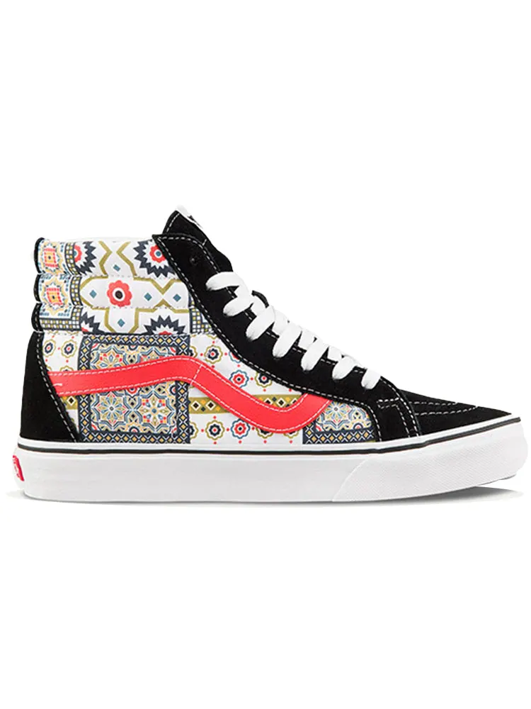 Кеды Vans SK8-HI Reissue 'Moroccan Tile Check - Orange' — изображение 2 из 5, мульти