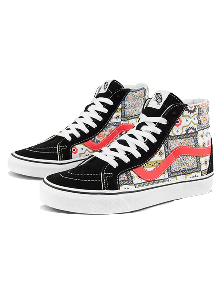 Кеды Vans SK8-HI Reissue 'Moroccan Tile Check - Orange' — изображение 3 из 5, мульти