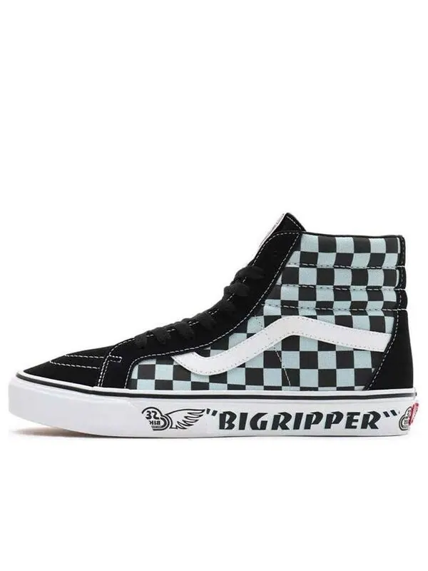 Кроссовки se bikes x sk8-hi reissue 'big ripper - black reflective checkerboard' Vans — изображение 1 из 4, черный/синий