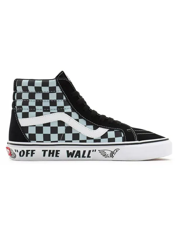 Кроссовки se bikes x sk8-hi reissue 'big ripper - black reflective checkerboard' Vans — изображение 2 из 4, черный/синий