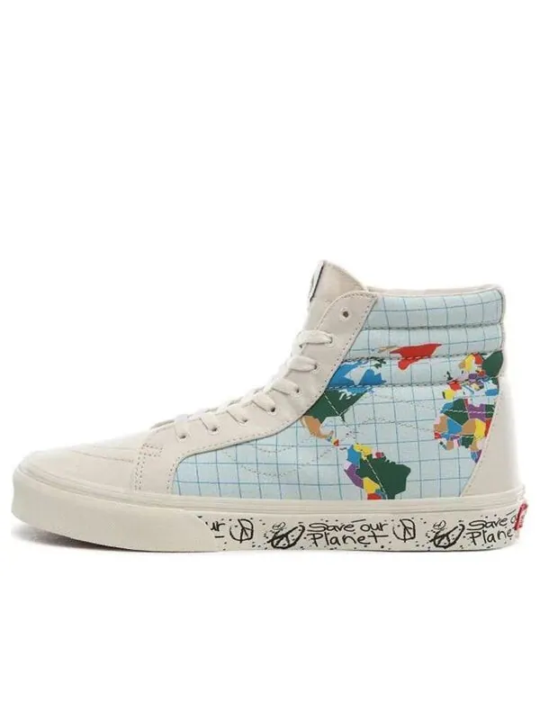 Кроссовки save our planet x sk8-hi reissue 'white multi' Vans — изображение 1 из 4, белый
