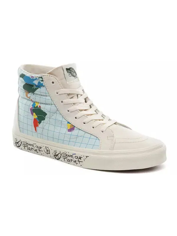 Кроссовки save our planet x sk8-hi reissue 'white multi' Vans — изображение 3 из 4, белый