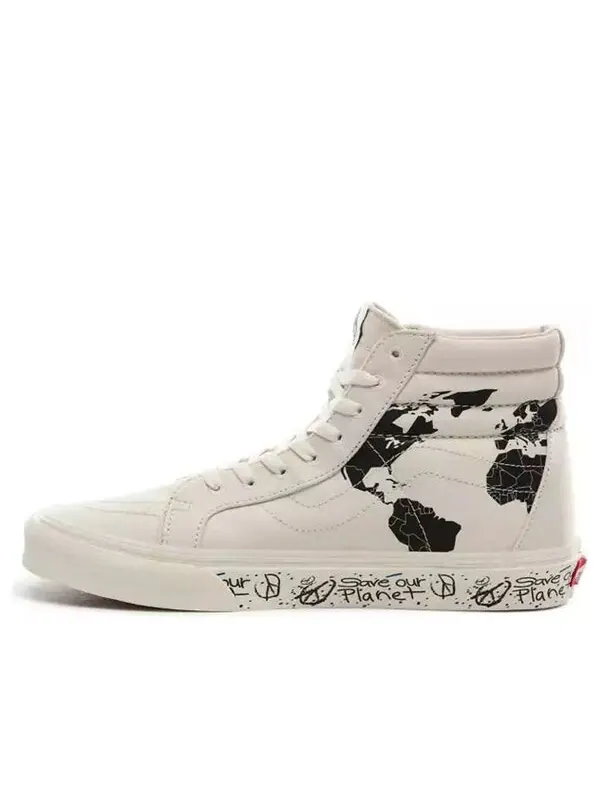 Кроссовки save our planet x sk8-hi reissue 'white black' Vans — изображение 1 из 4, белый