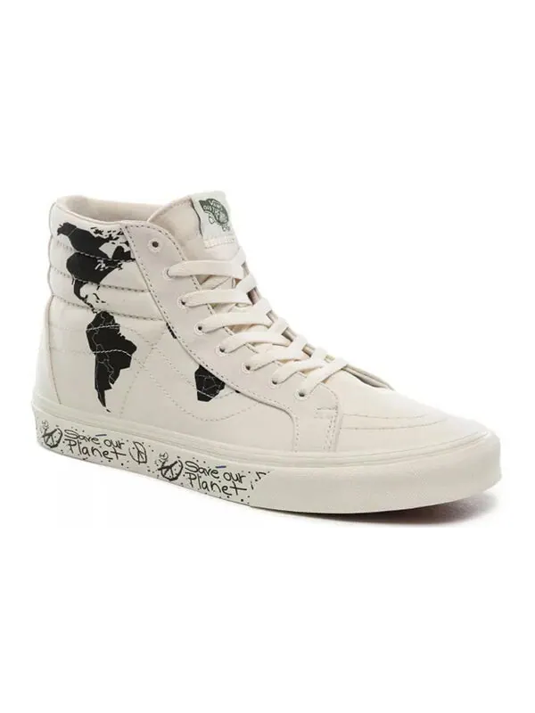 Кроссовки save our planet x sk8-hi reissue 'white black' Vans — изображение 3 из 4, белый