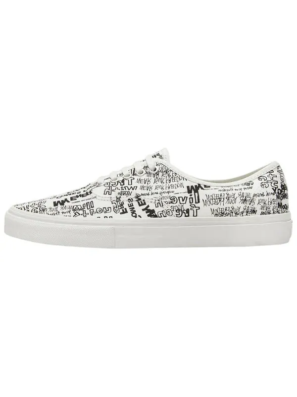 Кроссовки comme des garcons x og authentic lx 'graffiti' Vans — изображение 2 из 4, черный/белый
