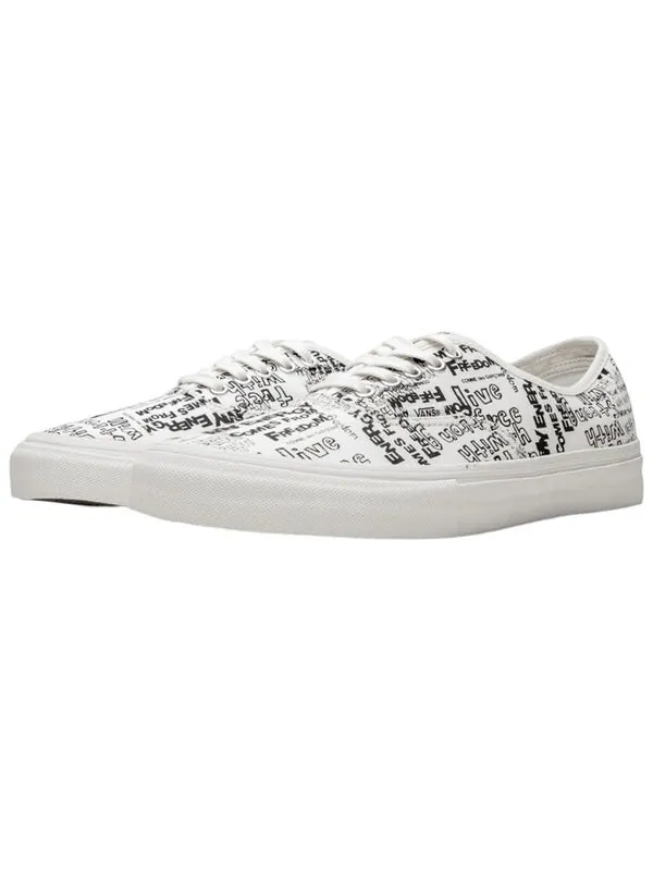 Кроссовки comme des garcons x og authentic lx 'graffiti' Vans — изображение 4 из 4, черный/белый