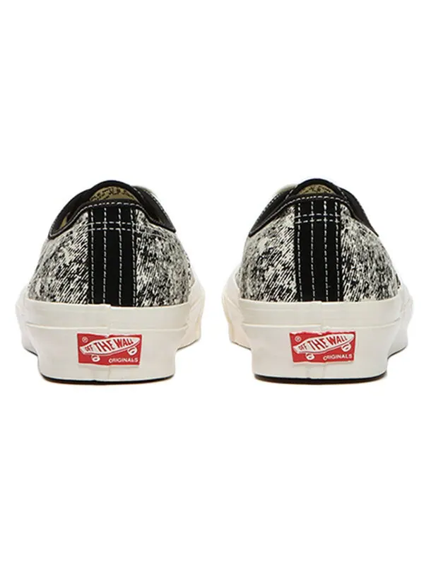 Кроссовки og authentic lx 'acid wash - black' Vans — изображение 4 из 4, черный/белый