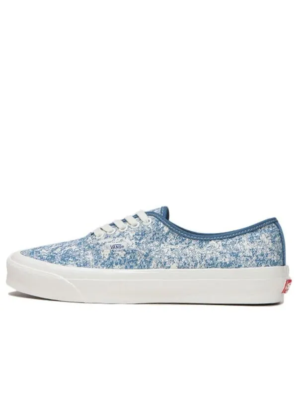 Кроссовки og authentic lx 'acid wash - navy' Vans — изображение 1 из 4, синий