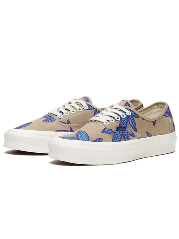 Кроссовки og authentic lx 'sweet leaf - blue dream' Vans — изображение 2 из 4, коричневый/синий