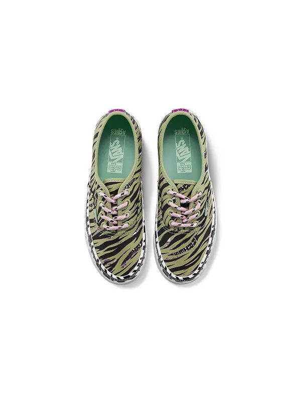 Кроссовки aries x og authentic lx 'tiger muted' Vans — изображение 3 из 4, черный/зеленый