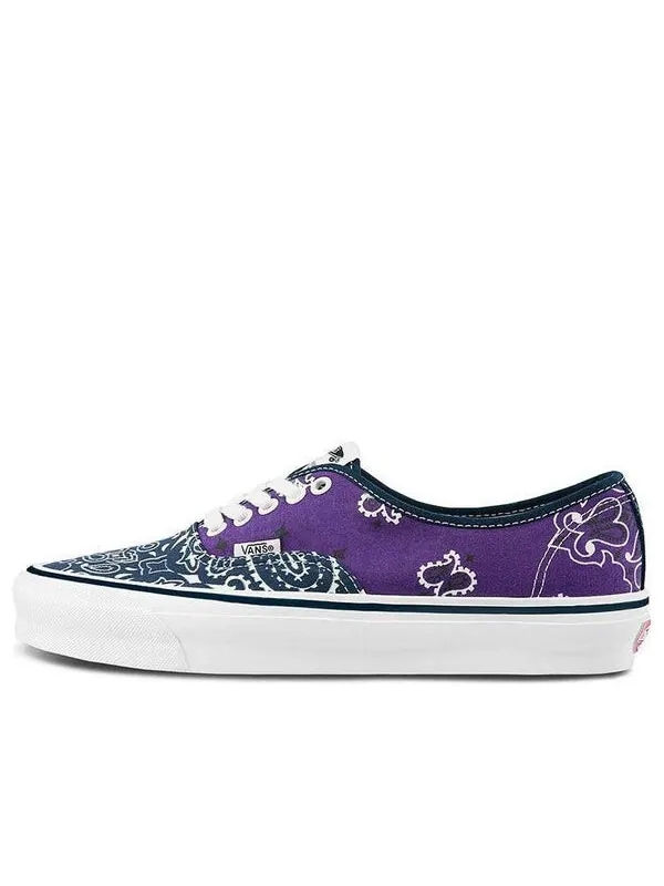 Кроссовки bedwin & the heartbreakers x authentic 'bandana pack - multi b' Vans — изображение 1 из 4, синий/фиолетовый