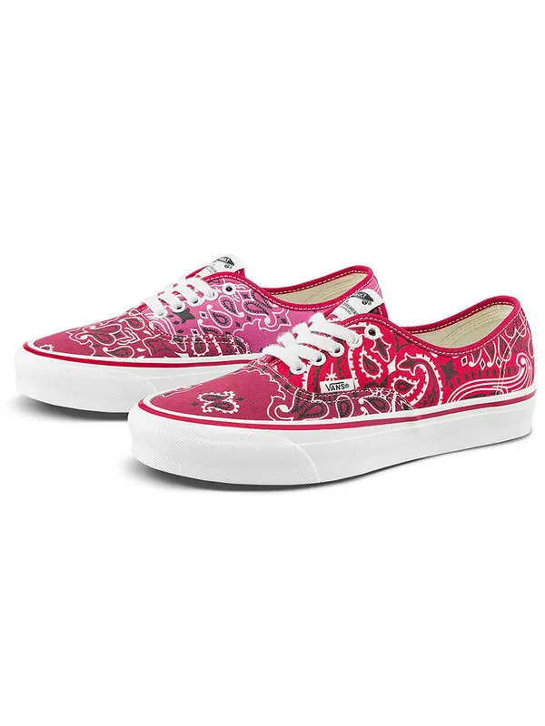 Кроссовки bedwin & the heartbreakers x authentic 'bandana pack - multi c' Vans — изображение 2 из 4, красный