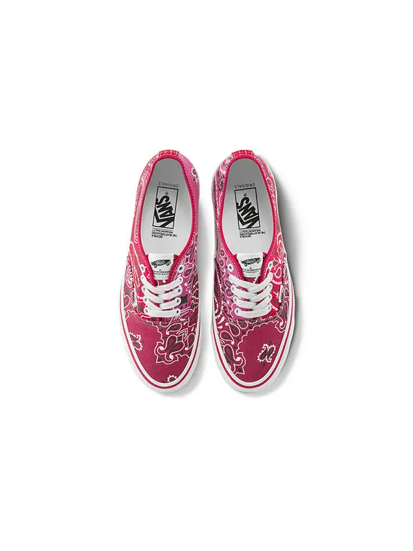 Кроссовки bedwin & the heartbreakers x authentic 'bandana pack - multi c' Vans — изображение 3 из 4, красный
