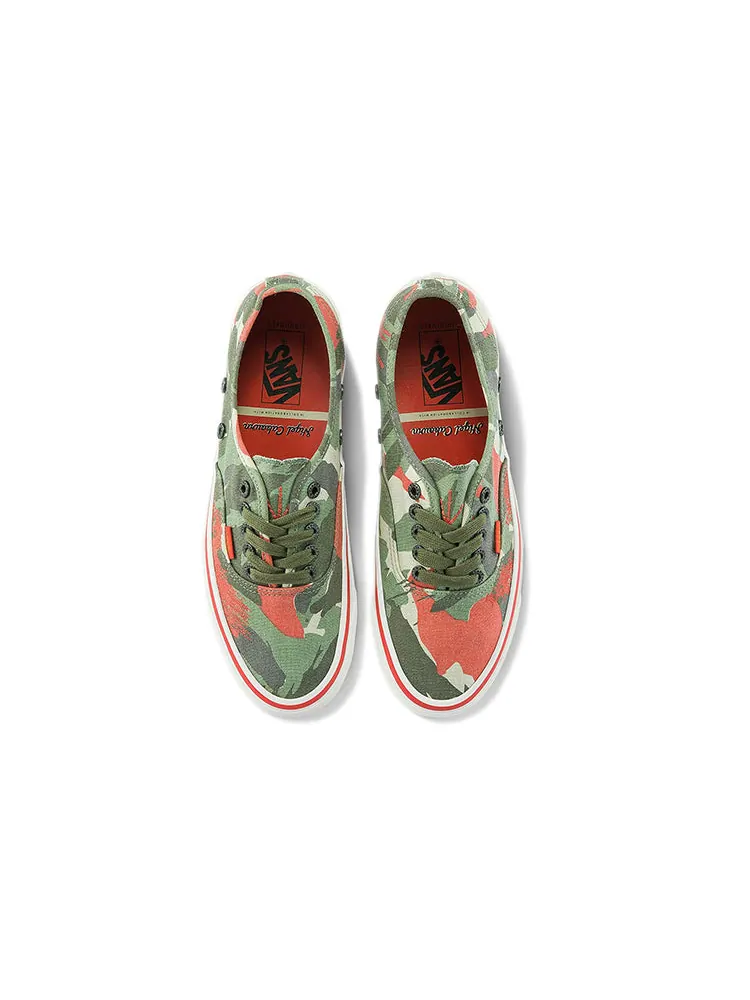 Кеды Vans Nigel Cabourn x OG Authentic LX 'Army Green Camo' — изображение 3 из 6, зеленый