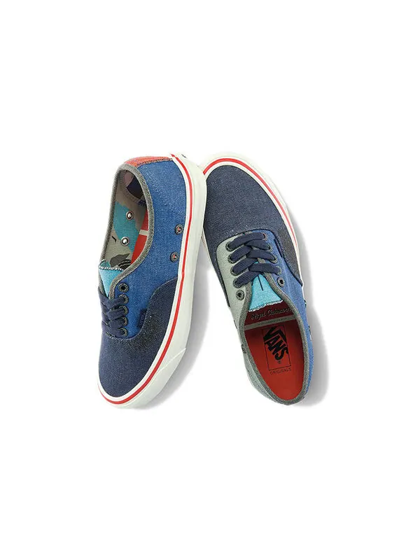 Кроссовки nigel cabourn x og authentic lx 'crazy navy mix' Vans — изображение 4 из 4, синий