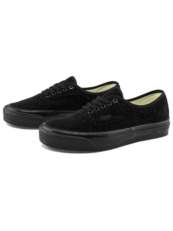 Кроссовки og authentic lx 'velvet emboidery - leopard black' Vans — изображение 2 из 4, черный