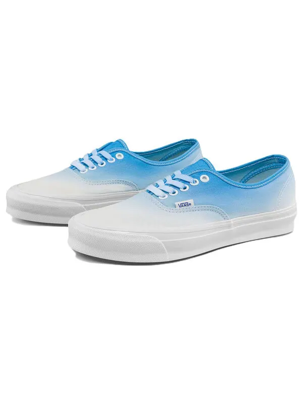 Кроссовки og authentic lx 'dip dye - alaskan blue white' Vans — изображение 2 из 4, белый/синий