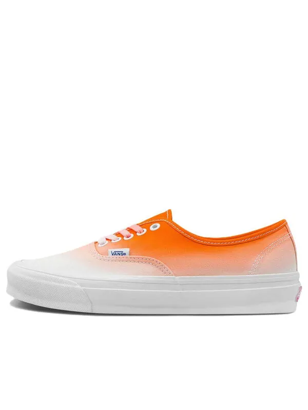 Кроссовки og authentic lx 'dip dye - orange white' Vans — изображение 1 из 4, белый/оранжевый