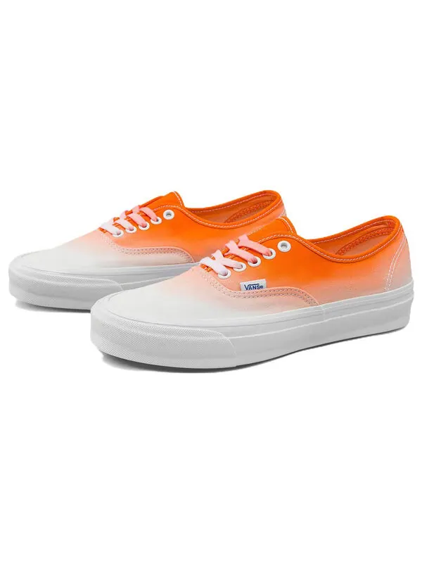 Кроссовки og authentic lx 'dip dye - orange white' Vans — изображение 2 из 4, белый/оранжевый