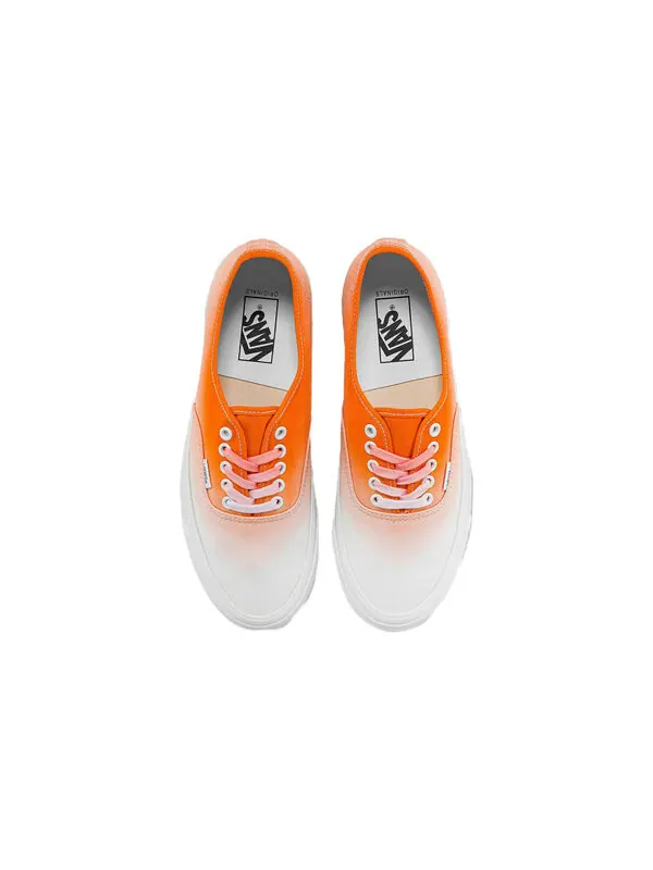 Кроссовки og authentic lx 'dip dye - orange white' Vans — изображение 3 из 4, белый/оранжевый