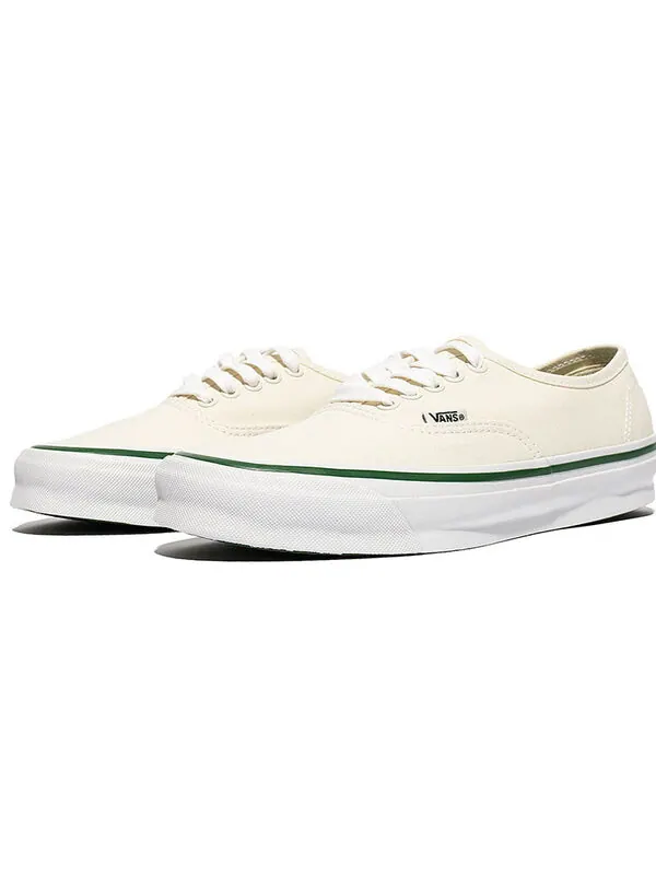 Кроссовки museum of peace & quiet x og authentic lx 'marshmallow' Vans — изображение 2 из 4, белый/зеленый