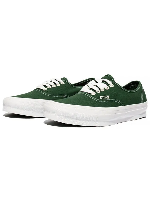Кроссовки museum of peace & quiet x authentic 'green' Vans — изображение 2 из 4, зеленый/белый