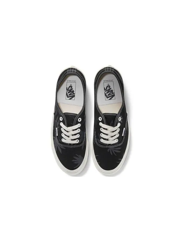 Кроссовки og authentic lx 'island leaf - black' Vans — изображение 3 из 4, черный