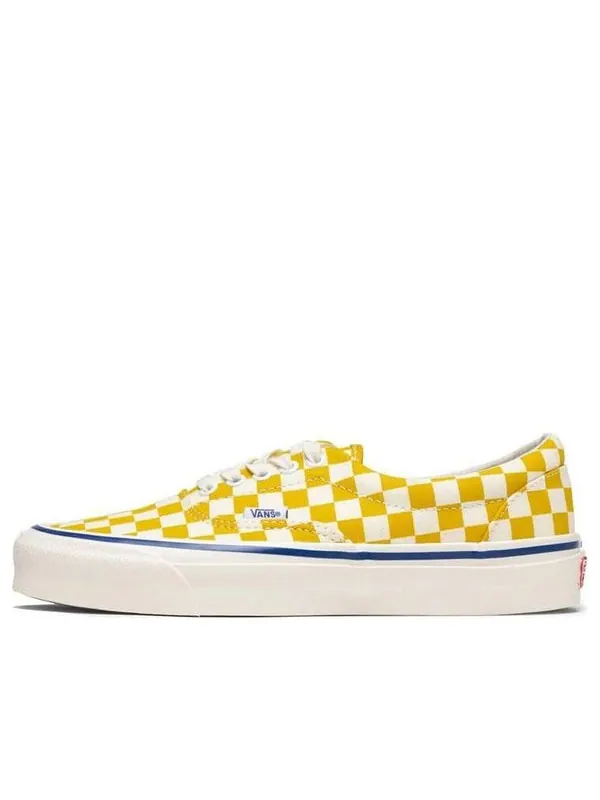 Кроссовки og era lx 'checkerboard - ceylon yellow' Vans — изображение 1 из 4, желтый/белый