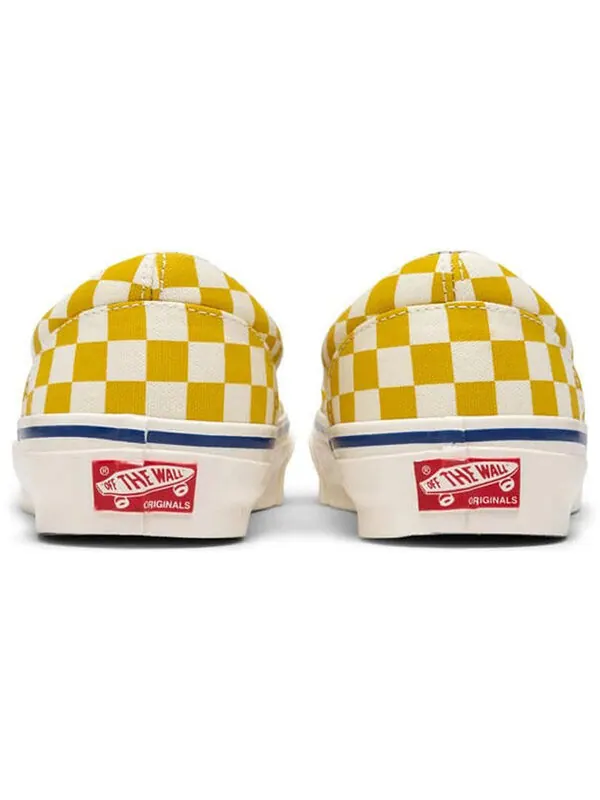 Кроссовки og era lx 'checkerboard - ceylon yellow' Vans — изображение 4 из 4, желтый/белый