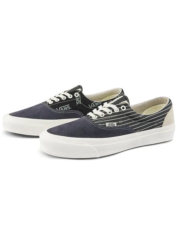 Кроссовки og era lx 'stripes - iron charcoal' Vans — изображение 2 из 4, синий/серый