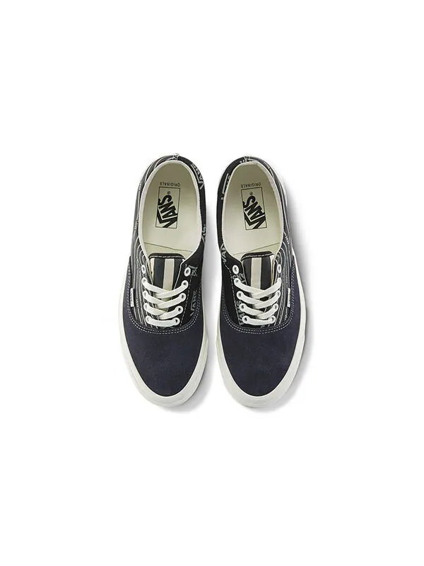 Кроссовки og era lx 'stripes - iron charcoal' Vans — изображение 3 из 4, синий/серый