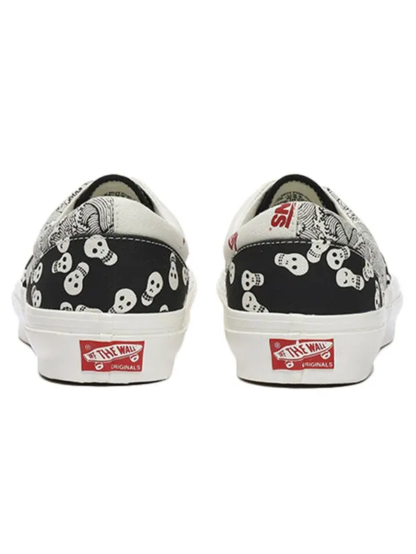 Кроссовки og era lx 'black skull print' Vans — изображение 4 из 4, черный/белый
