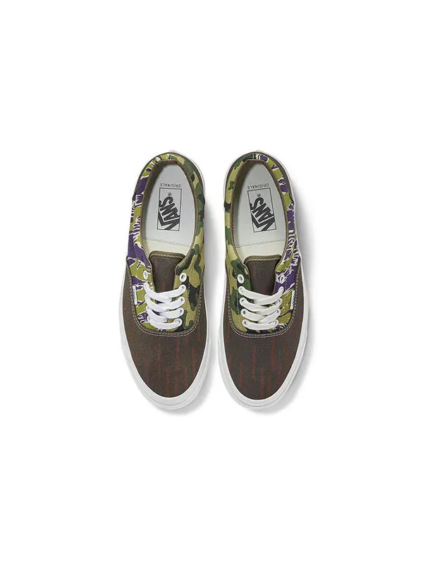 Кроссовки og era lx 'mixed camo' Vans — изображение 2 из 4, фиолетовый/черный/серый