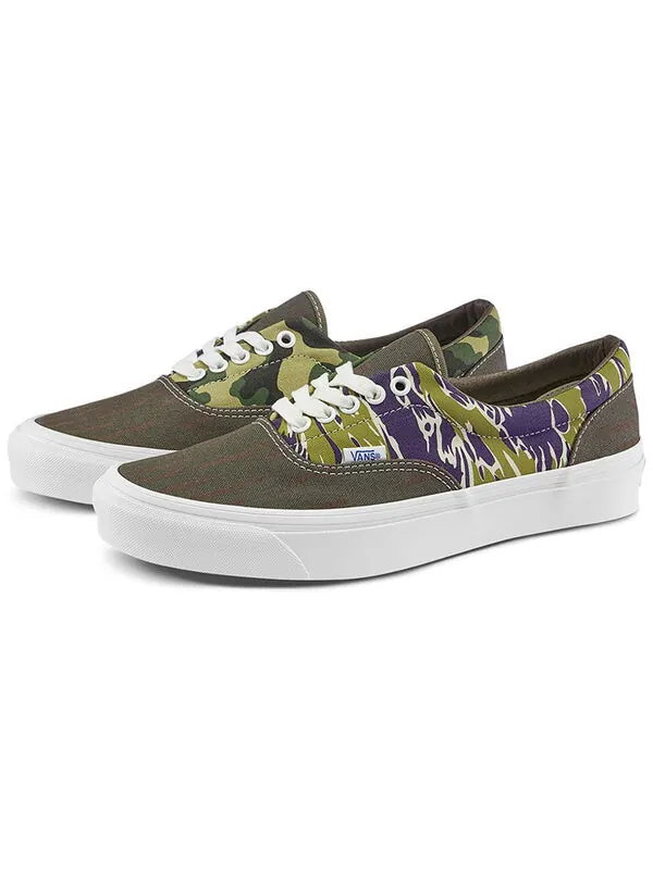 Кроссовки og era lx 'mixed camo' Vans — изображение 3 из 4, фиолетовый/черный/серый