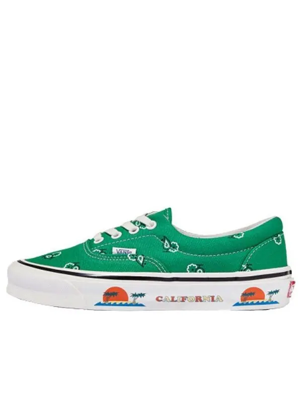 Кроссовки og era lx 'paisley - fern green' Vans — изображение 1 из 4, зеленый