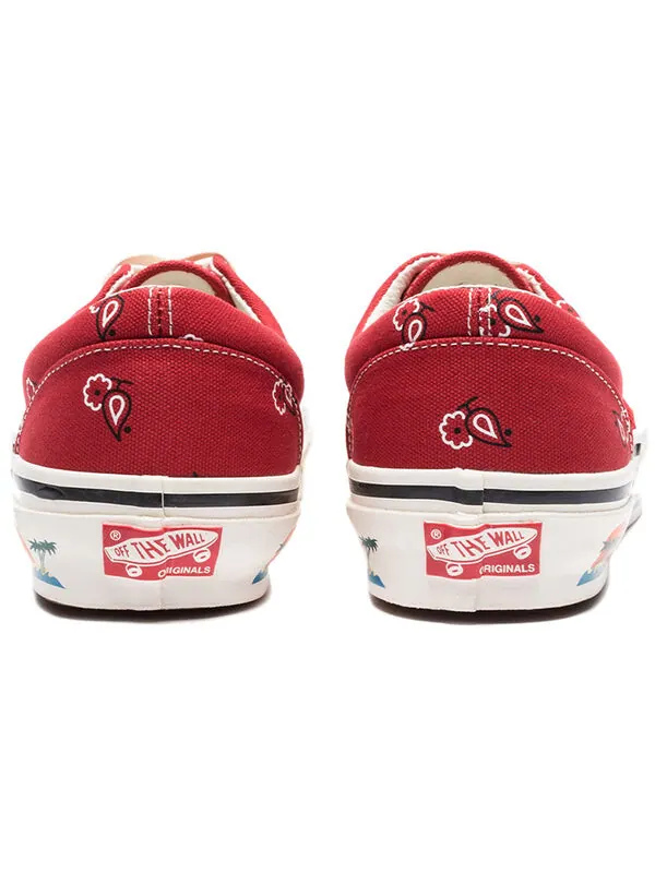 Кроссовки og era lx 'paisley - pompeian red' Vans — изображение 4 из 4, красный