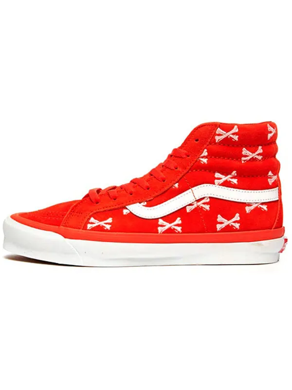 Кроссовки wtaps x og sk8-hi lx 'orange white' Vans — изображение 2 из 4, оранжевый/белый