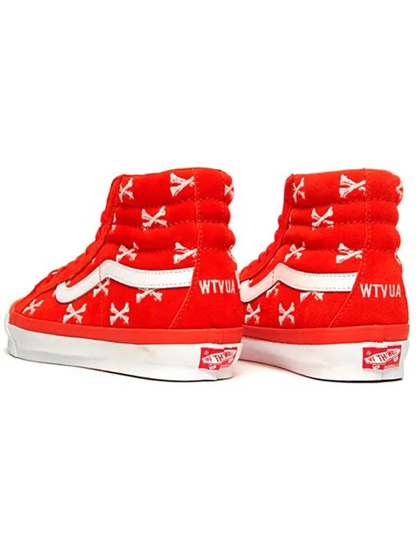 Кроссовки wtaps x og sk8-hi lx 'orange white' Vans — изображение 4 из 4, оранжевый/белый