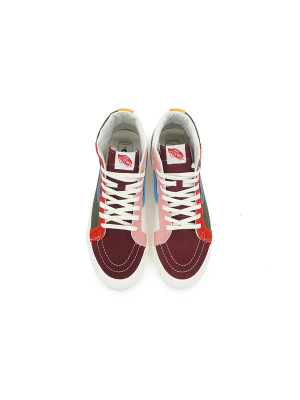 Кроссовки og sk8-hi lx 'multi' Vans — изображение 4 из 4, зеленый/красный/желтый
