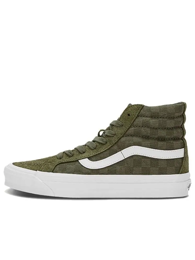 Кеды Vans SK8-HI DARK GREEN — изображение 1 из 4, темный зеленый