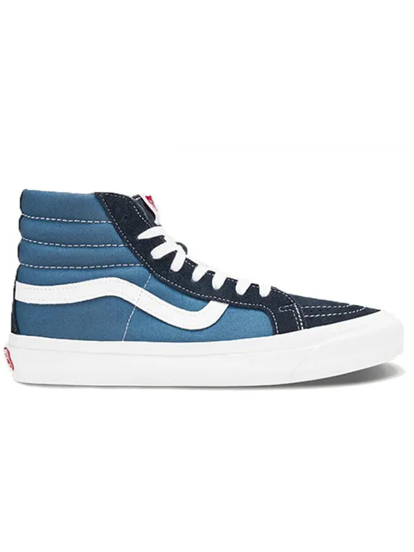 Кроссовки og sk8-hi lx 'navy' Vans — изображение 2 из 4, синий