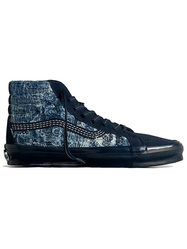 Кроссовки fdmtl x og sk8-hi lx 'distressed indigo' Vans — изображение 2 из 4, синий